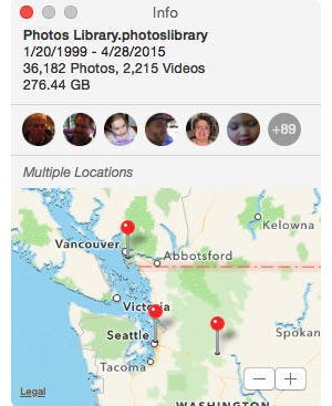 Photos: Multiple Images Location in Info Pane