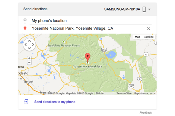 send directions google