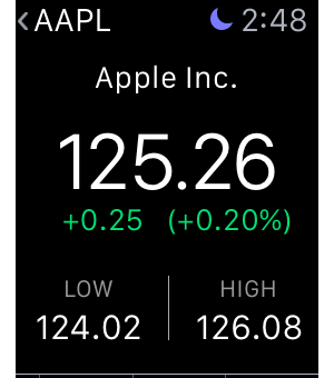 apple watch stocks