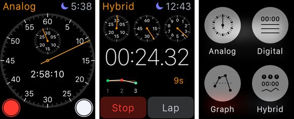 apple watch stopwatch