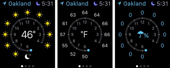 apple watch weather