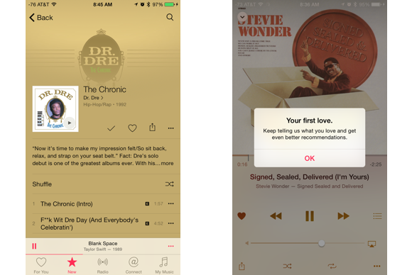 apple music guide navigate