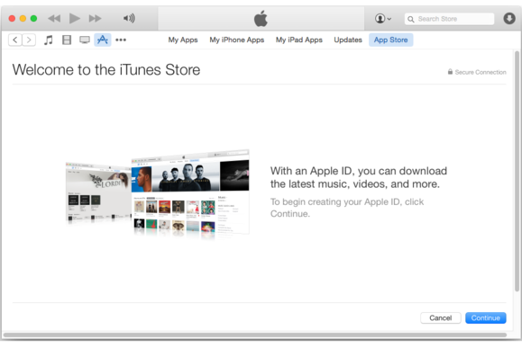 create apple id itunes