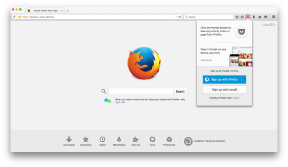 Reading service Pocket built into Firefox, replacing Reading List feature