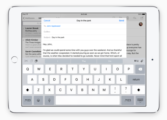 ios9 keyboard buttons apple