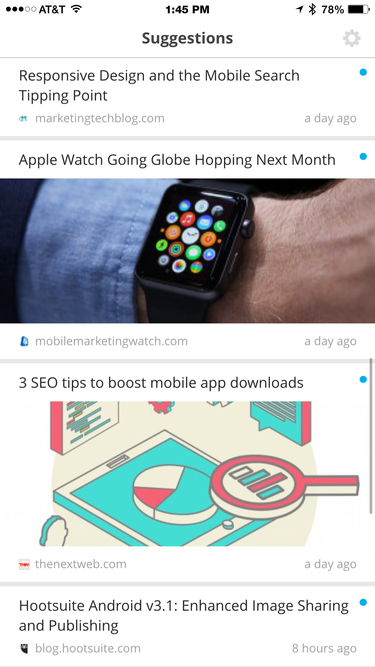 suggestions by hootsuite