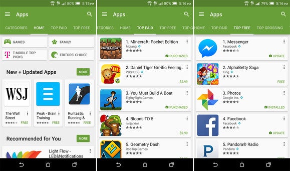 Transfer iPhone apps to Android