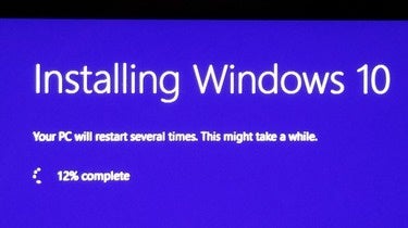 Installing windows 10