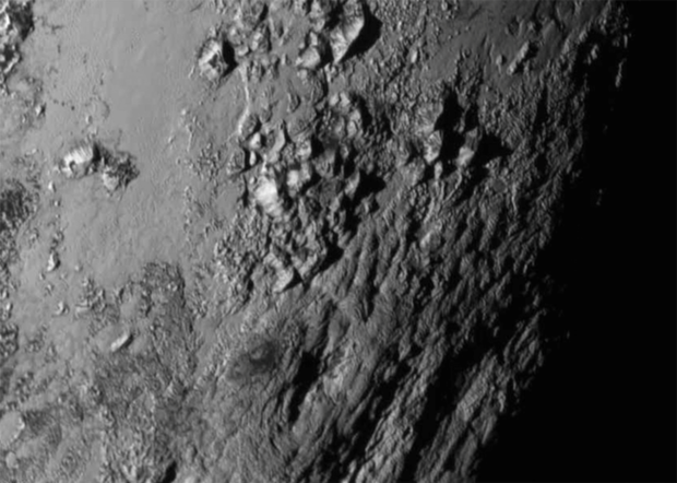 pluto surface