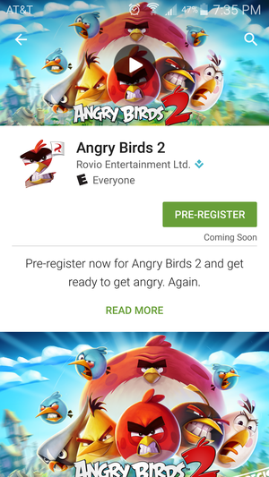 pre register angry birds
