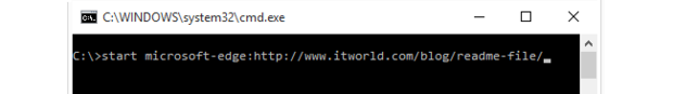 Run edge browser from command line