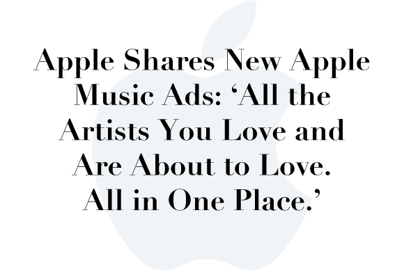 apple music ads