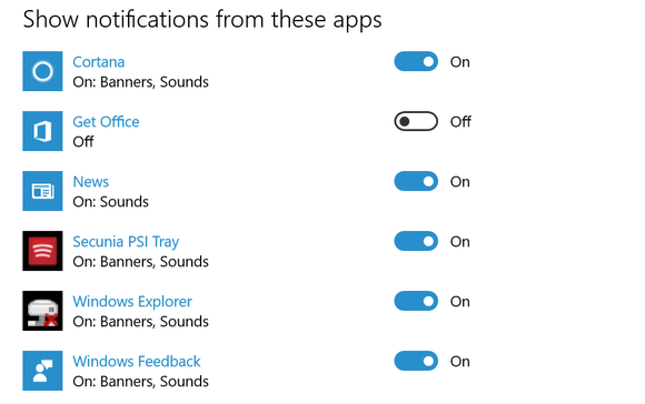 disable get office notifications