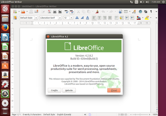 libreoffice on ubuntu