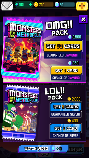 monsters buycards