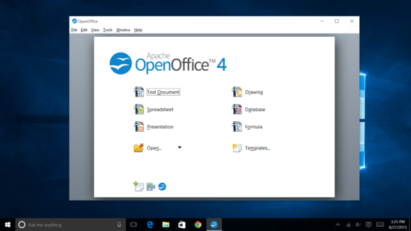 openoffice on windows 10