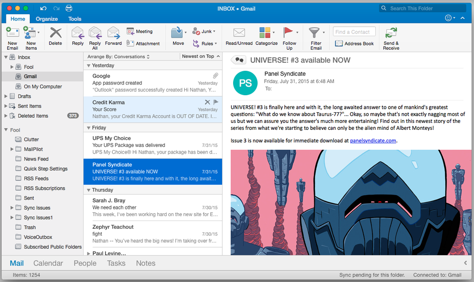 Microsoft outlook for mac mojave