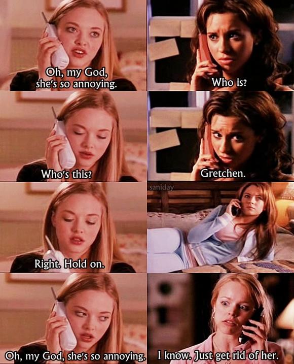 thelist embarrass mean girls
