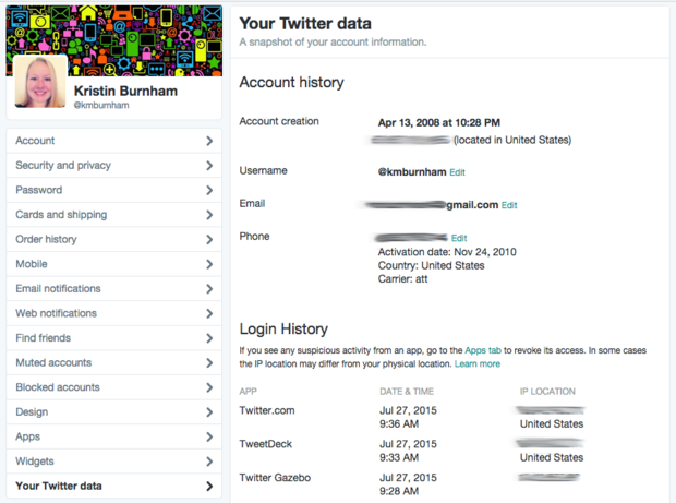 Twitter Dashboard