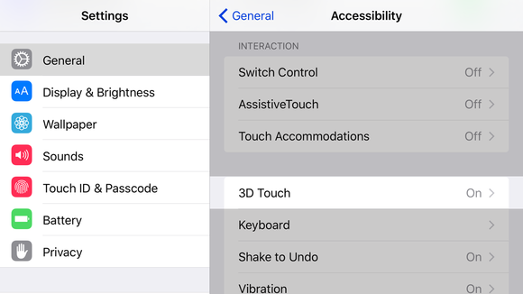 accessibilità 3d touch