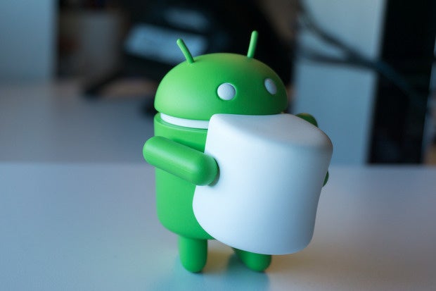 android marshmallow figurine