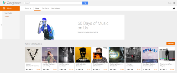 google play main page