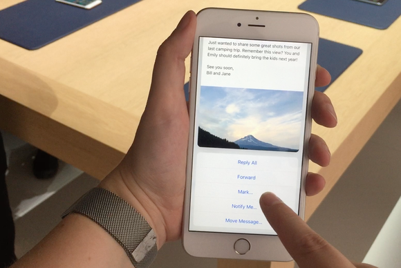 iphone6splus 3dtouch mail more