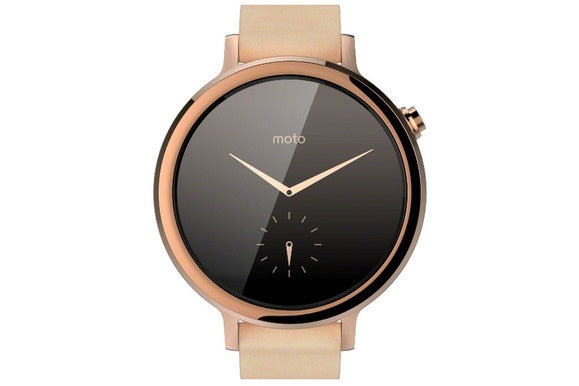 moto 360 womens rosegold