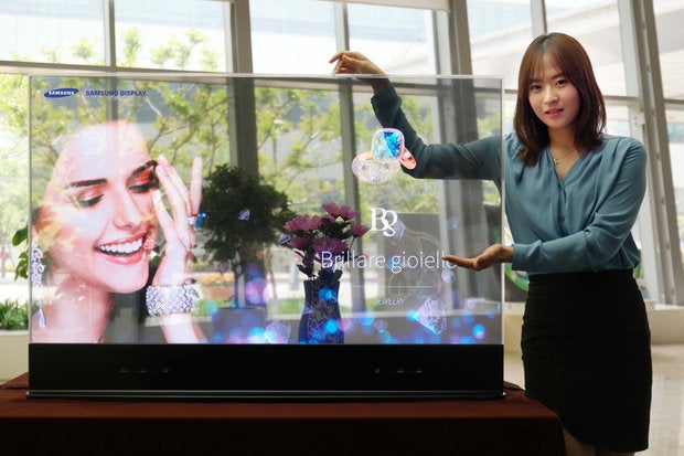 samsung display 55 inch transparent oled 1 1