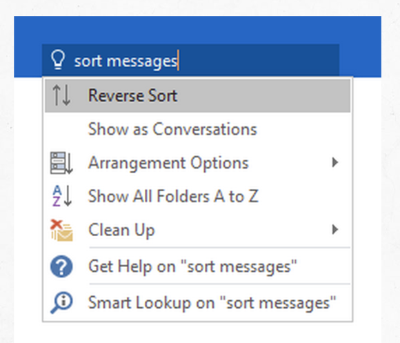 tell me what to do outlook