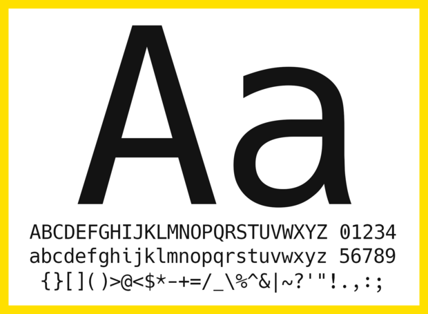 The Hack font