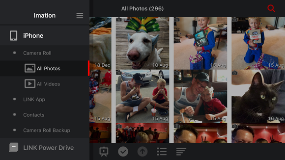 imation link iphone file browser