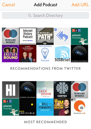 overcast2 recommendation groups