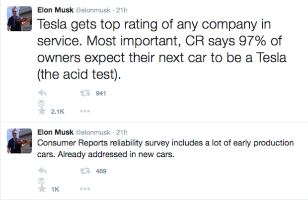Elon Must tweet