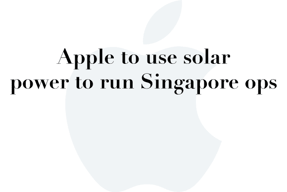 apple solar singapore