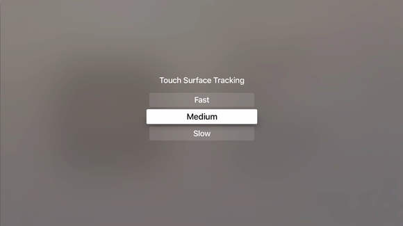 appletv-instellingen trackpad-snelheid