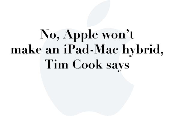no ipad mac hybrid
