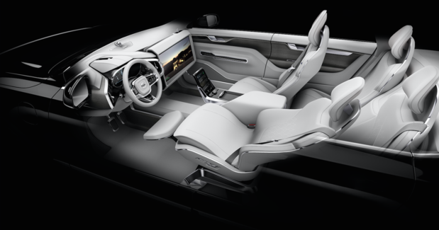 Volvo self-driving car
