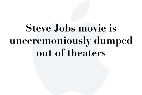 steve jobs movie dumped