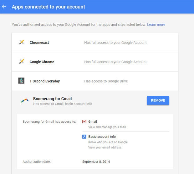 Android Security Audit: Connected Apps