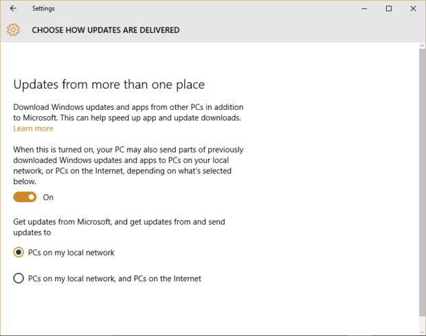 delivering updates