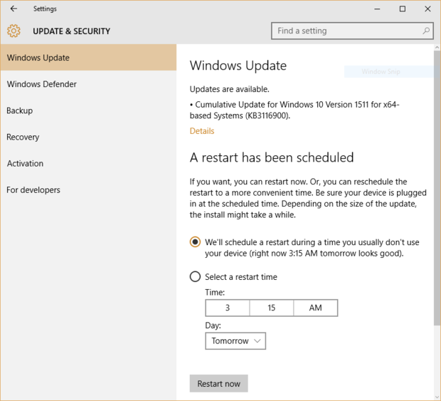 windows update basic