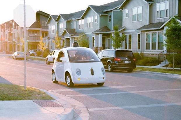 Google self-driving pod car