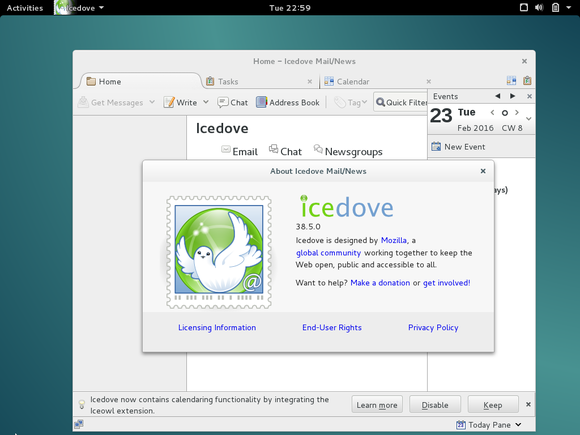 Icedove on Debian