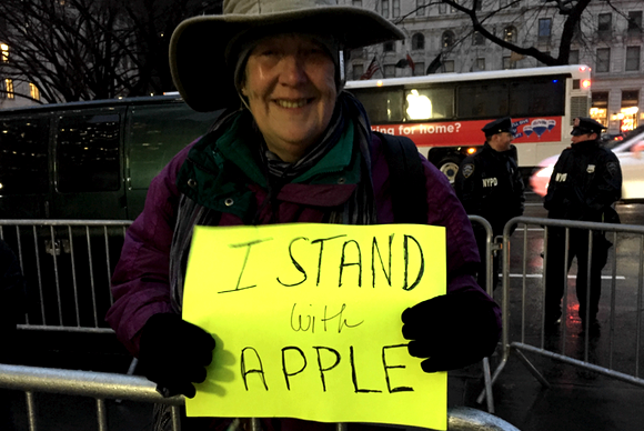 apple protest anne marie