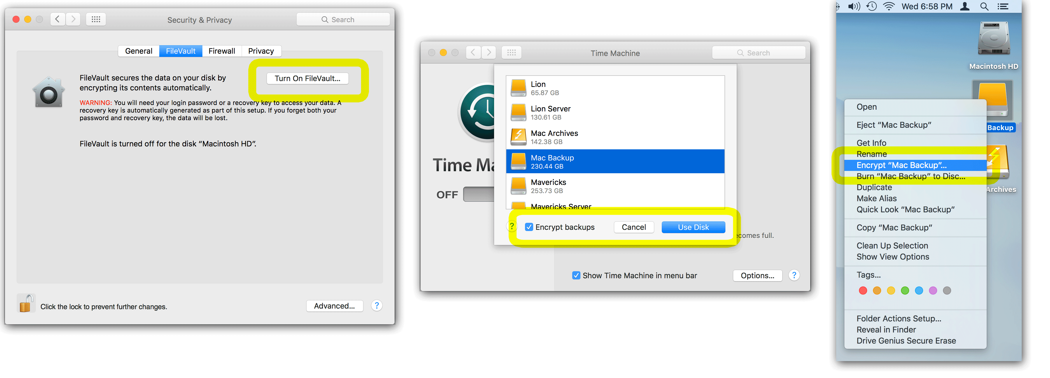 How To Encrypt Your Bavkup Drive For Mac