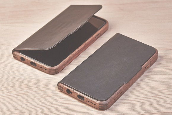 grovemade walnut leather iphone case