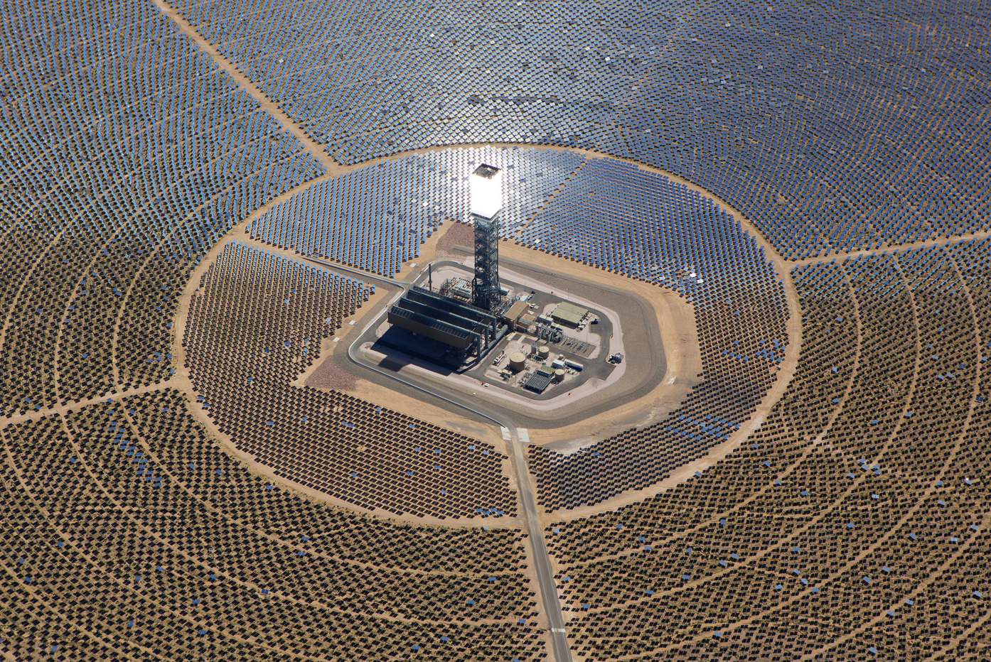  is a concentrated solar thermal plant in the California Mojave Desert