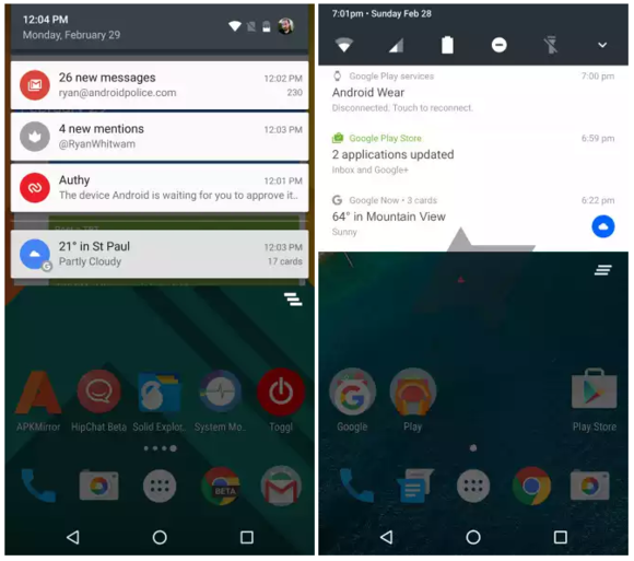 android n notifications