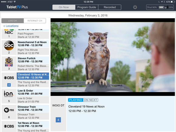Tablettv Review Live From Your Ipad It S Local Tv No Subscription Necessary